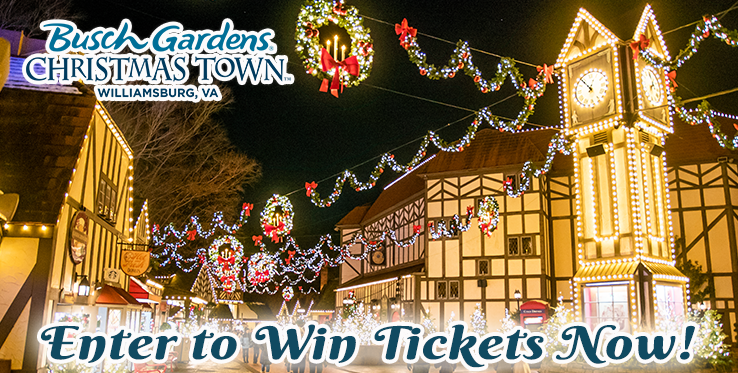 Enter To Win Busch Gardens Christmas Town 94 7 Qdr
